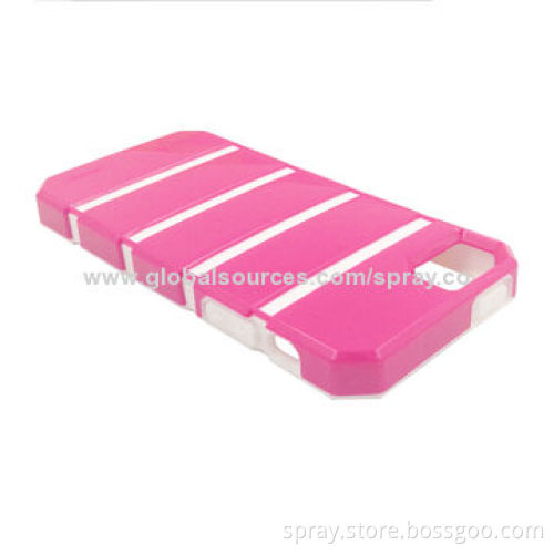 Dual Injection Protective Case Cover Hard Plastic with Soft TPU for iPhone 5/5S